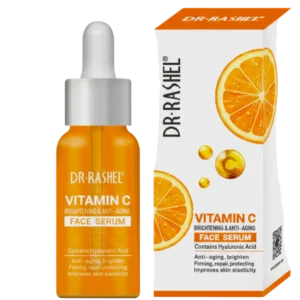 DR RASHEL Vitamin C & Aloe Vera Anti-Aging Liquid Serum – Anti-Wrinkle, Dark Circles & Whitening Face & Body Care