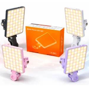 VL-60BI Bi-Color Portable Clip-On LED Light – For Mobile Phones, Laptops & Cameras