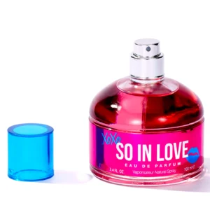 So In Love XOXO Eau De Parfum For Women 100ml – Long Lasting Floral Fruity Sweet Scent Perfume With Notes of Red Apple, Rose, and Cotton Candy