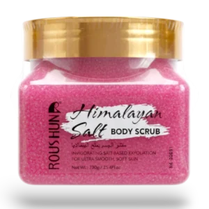 Roushun Himalayan Salt Body Scrub – Invigorating Exfoliating Salt Polish