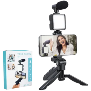 AY-49 Video-Making Kit Vlogging with Tripod and Phone Holder