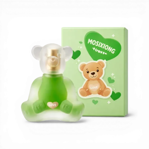 Green MOSIXIONG Teddy Bear Perfume Bottle