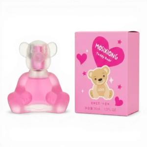 Pink MOSIXIONG Teddy Bear Perfume Bottle