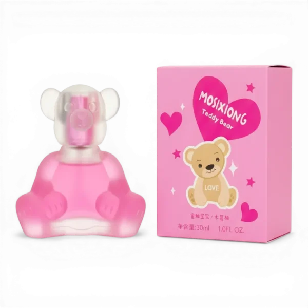Pink MOSIXIONG Teddy Bear Perfume Bottle