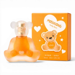 orange MOSIXIONG Teddy Bear Perfume Bottle