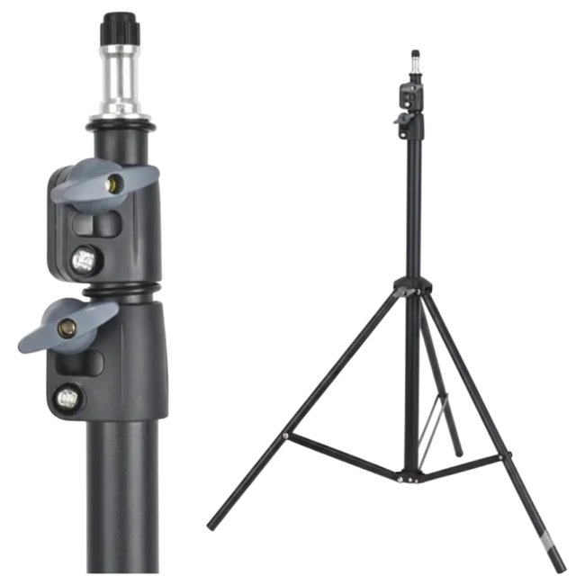 8806-1.webp 8806 1 - 2.1m Multi-function Tripod Stand with Phone Holder Clamp for Smartphone Ring Light Tripod