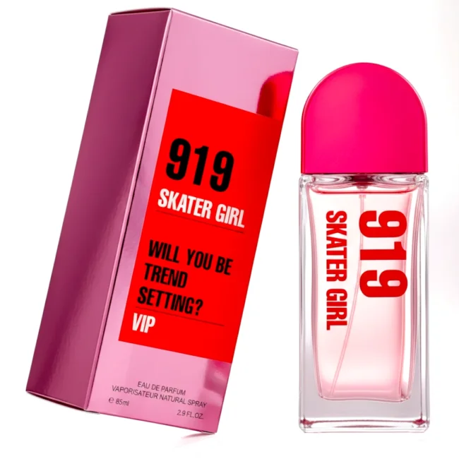 919 1 - 919 VIP Skater Girl EDP Perfume for Women – 85ml (Floral Fruity | Long Lasting)
