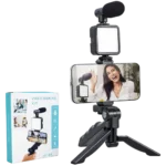 AY-49 Video-Making Kit Vlogging with Tripod and Phone Holder 2 AY 49 2 - AY-49 Video-Making Kit Vlogging with Tripod and Phone Holder