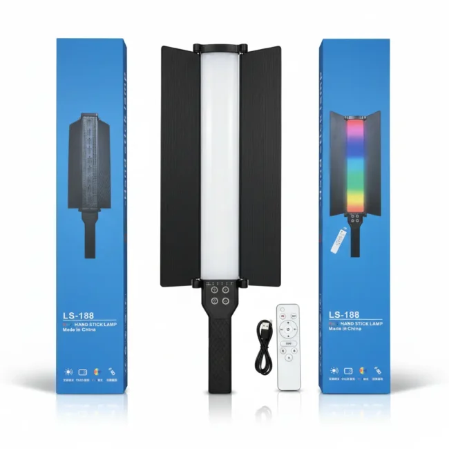 LS-188.webp LS 188 - Professional RGB Hand Stick LED Video Light | LS-188