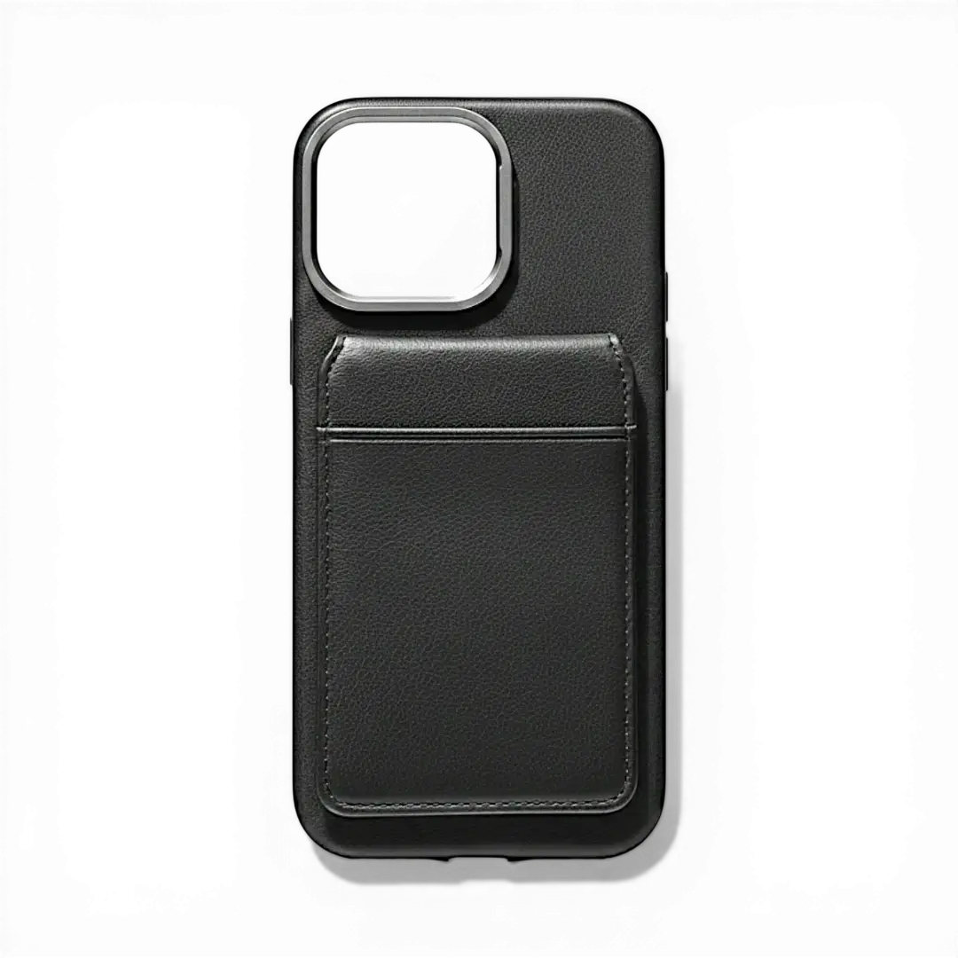Home 60 Leather ipohne case with magsafe black - Home