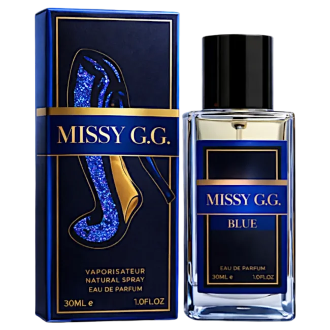 MISSY GG BLUE 1 - Missy G.G. Red & Blue Perfume Collection – Luxury 30ml Eau De Parfum for Women