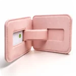 MagSafe Leather Wallet Stand – Premium Magnetic Card Holder with Foldable Phone Stand 6 Magsafe-wallet-Pink-1.webp