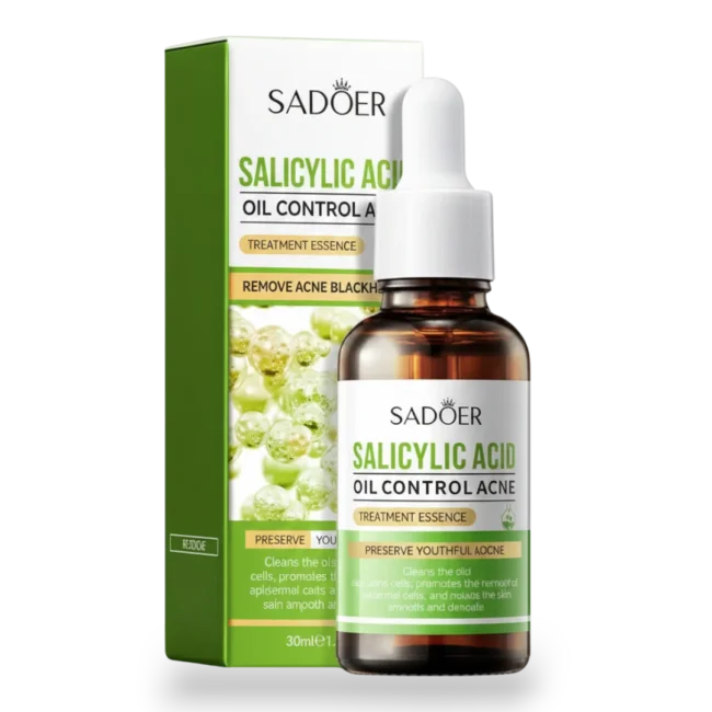 SADOER-Acne-Patch-1.webp SADOER Acne Patch 1 - SADOER Salicylic Acid Acne Treatment Essence – Oil Control, Blackhead Removal & Skin Renewal Serum | 30mL