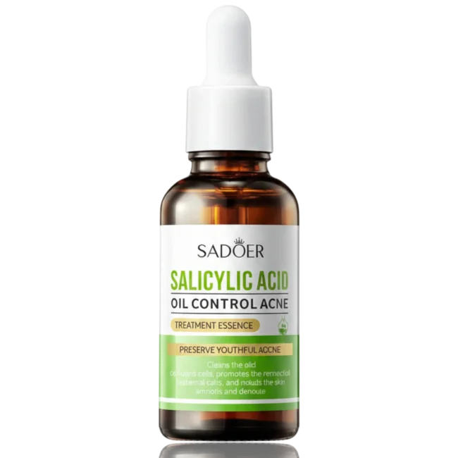 SALICYLIC-ACID-OIL-CONTROL-ACID-1.webp SALICYLIC ACID OIL CONTROL ACID 1 - SADOER Salicylic Acid Acne Treatment Essence – Oil Control, Blackhead Removal & Skin Renewal Serum | 30mL