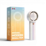 Modern Small Handheld Turbo Fan - Mini Portable USB Rechargeable Fan with Powerful Wind 1 Mini Turbo Handheld Fan