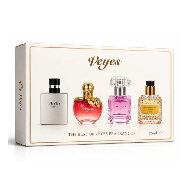 Veyes Perfume Gift Set W1114-2 | 4-in-1 Luxury Fragrance Collection For Women