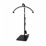 Half Moon LED Lamp 23-Inch Adjustable Beauty Floor Light with Phone Holder 6 black-half-moon-led-lash-lamp