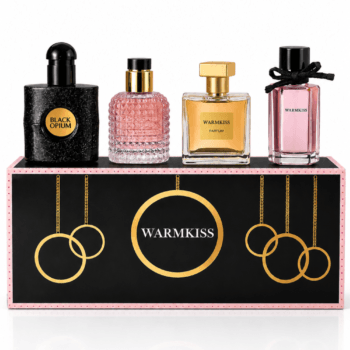 Home 26 Warmkiss Luxury Perfume Gift Set - 4-Piece Miniature Fragrance Collection for Women