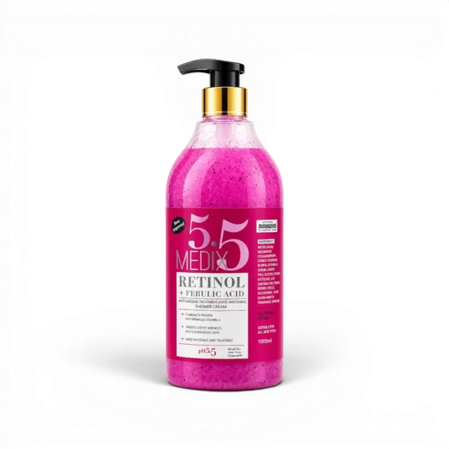 medix-5-5-retinol-ferulic-acid-anti-aging-shower-cream-1000ml Medix 5.5 Retinol and Ferulic Acid Anti-Aging Shower Cream 1000ml