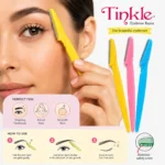tinkle-eyebrow-razor-application