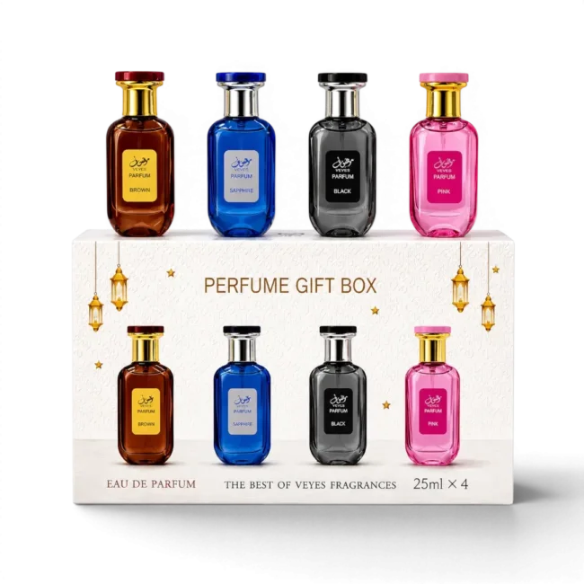 veyes-perfume-gift-set-w1332-set-and-package Veyes Perfume Gift Set W1332 | 4-in-1 Luxury Fragrance Collection with Box