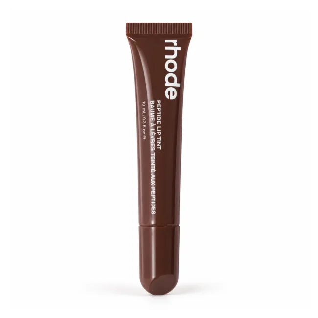 rhode-peptide-lip-tint-shades-6 Six tubes of Rhode Peptide Lip Tint and Lip Treatments Espresso (Rich Brown)