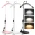 23” LED Half Moon Lamp with Stand – Adjustable Makeup & TikTok Lighting (Dimmable, 3 Color Modes)