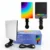 VL-68RGB Professional Mini Selfie & Video Conference Clip-On LED Light – Adjustable 2700K-5600K, 2000mAh Portable Rechargeable Fill Light for Phone, Laptop & Vlogging