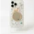 Imperial Pearl Blossom Mirror Case for iPhone 12/13/14/16 Pro Max – Floral Crystal Marble Edition